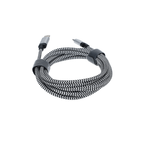 7 Ft. Braided Cable (USB-C to Lightning Cable)