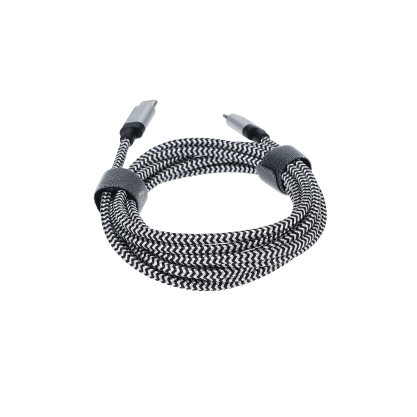 7 Ft. Braided Cable (USB-C to Lightning Cable)
