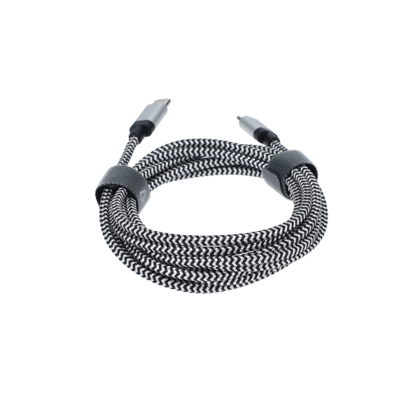 7 Ft. Braided Cable (USB-C to Lightning Cable)