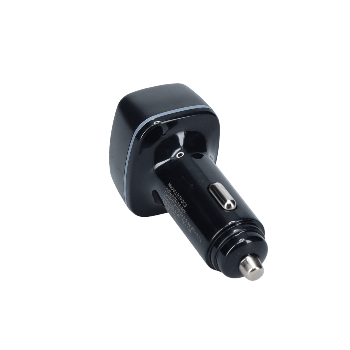 PD Car Charger with 2 extra USB-A ports (18W PD + 12W USB A)