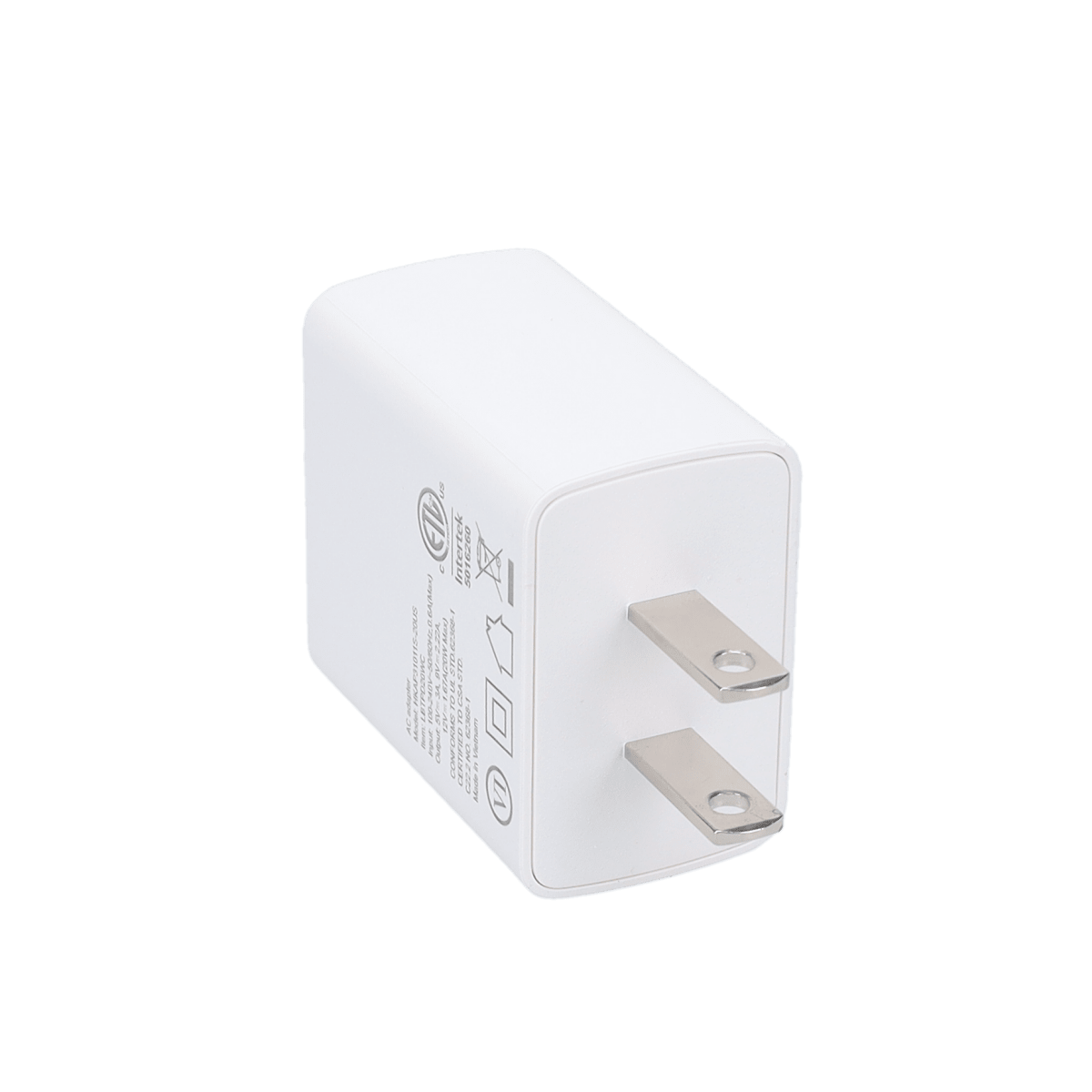 20W PD Wall Charger with 5 Ft Braided Cable (USB-C to USB-C)