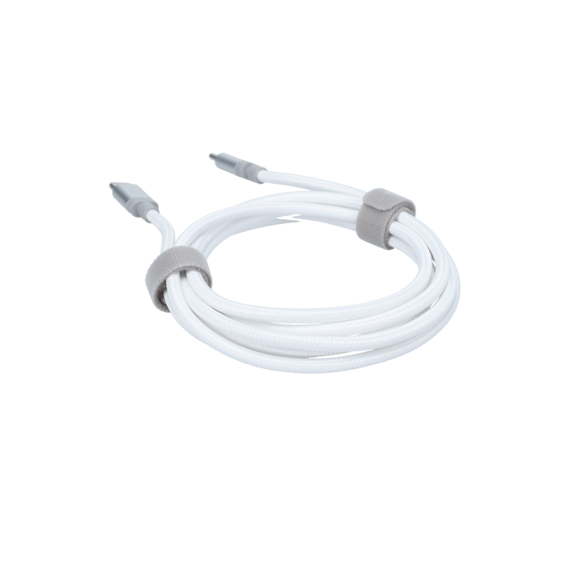 5 Ft. Braided White Cable (USB-C to USB-C)