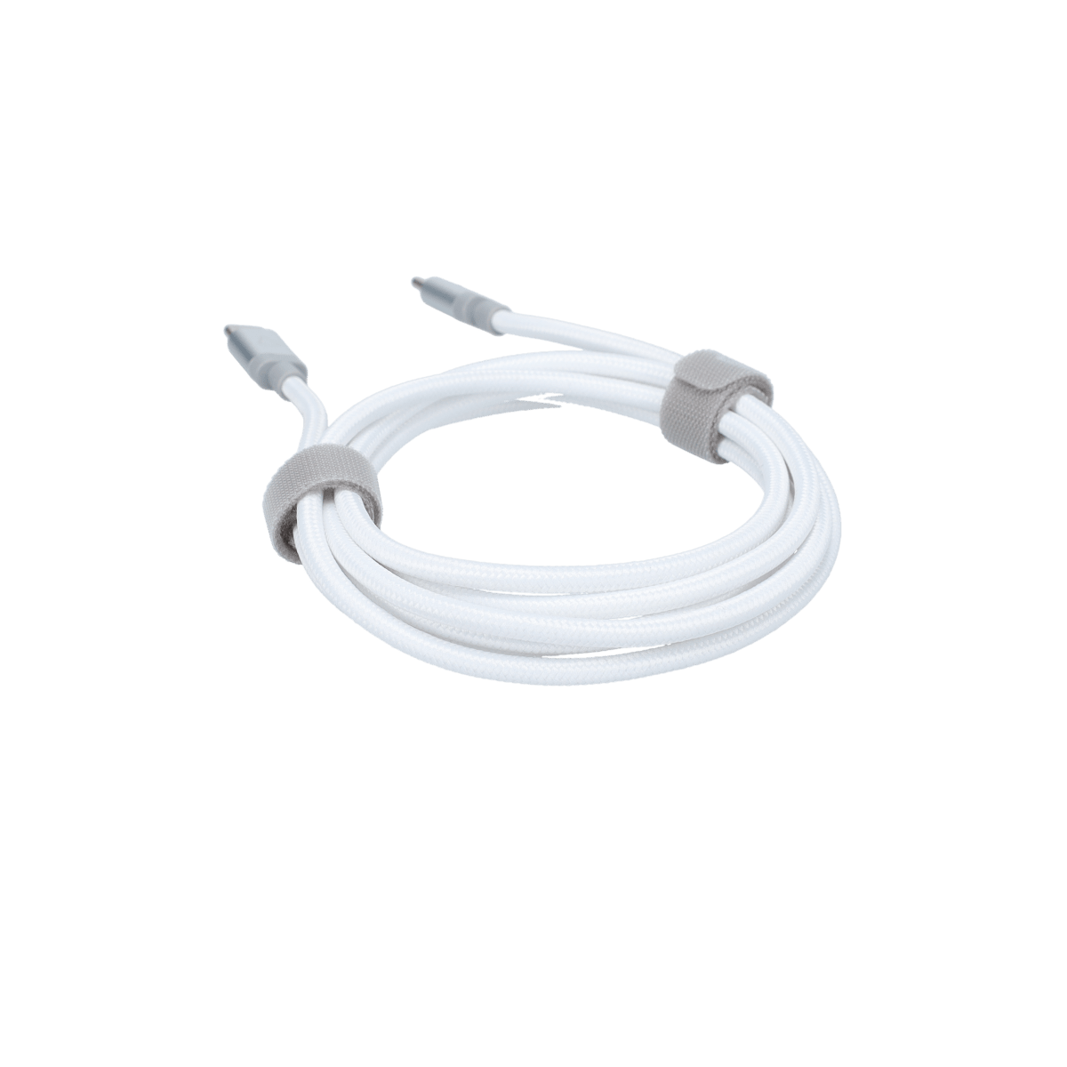 5 Ft. Braided White Cable (USB-C to USB-C)