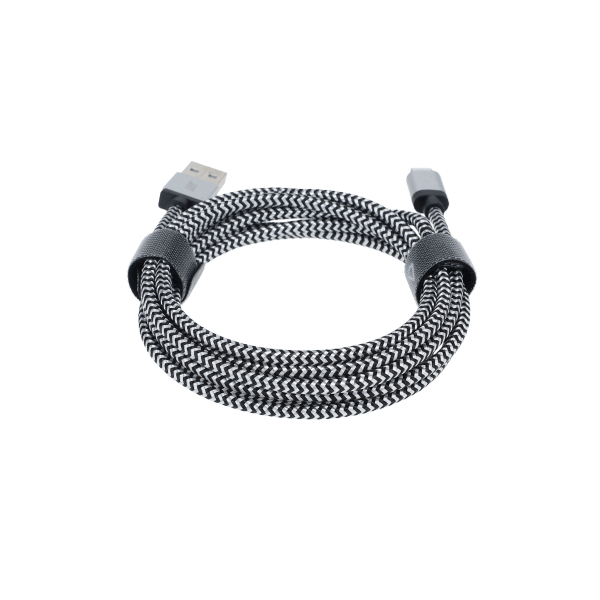 7 Ft. Braided Cable (USB-A to Lightning Cable)