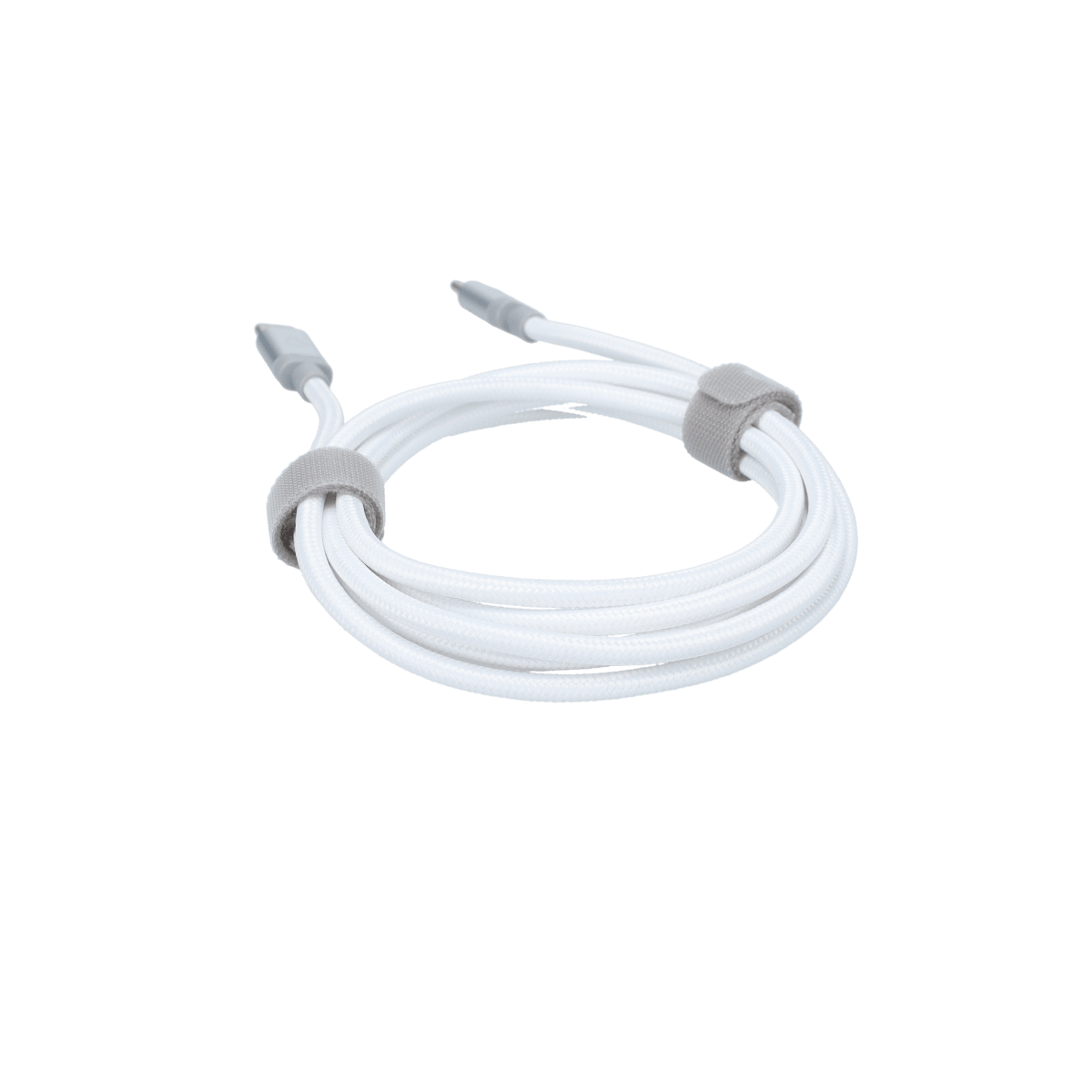 5 Ft. Braided White Cable (USB-C to USB-C)