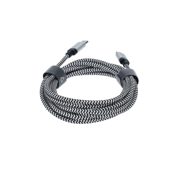 7 Ft. Braided Cable (USB-C to Lightning Cable)