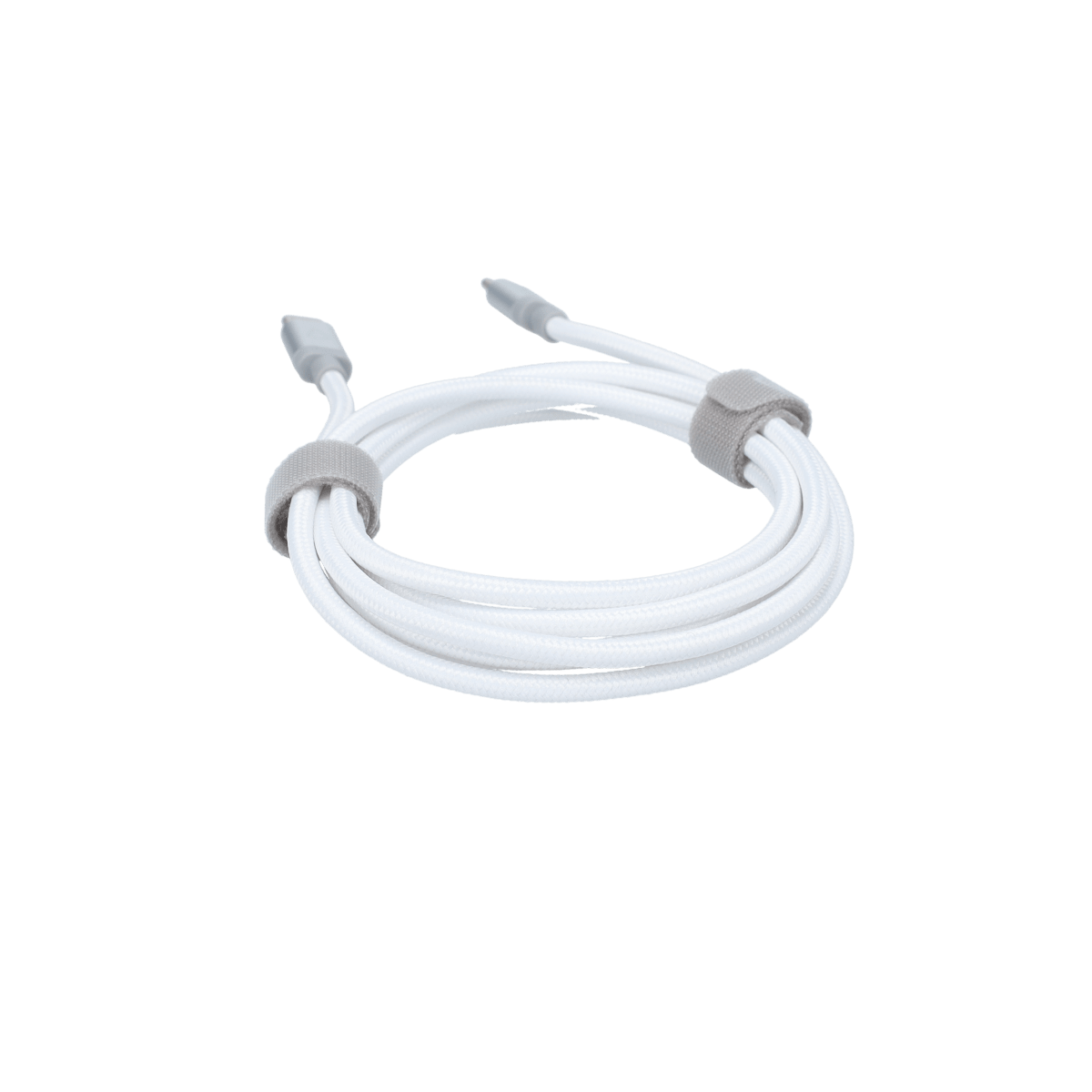 5 Ft. Braided White Cable (USB-C to USB-C)