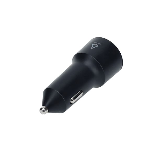 20W Dual Port Car Charger with 4ft Cable (USB-C to C)
