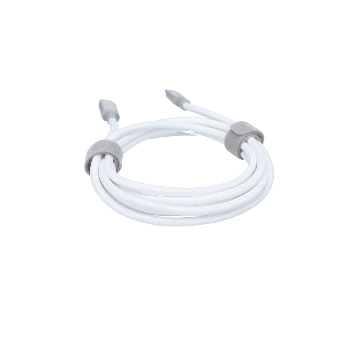 5 Ft. Braided White Cable (USB-C to USB-C)
