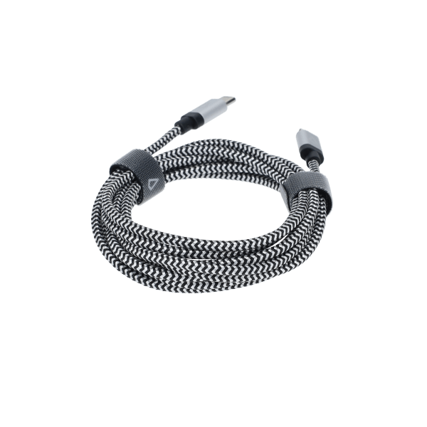 7 Ft. Braided Cable (USB-C to Lightning Cable)