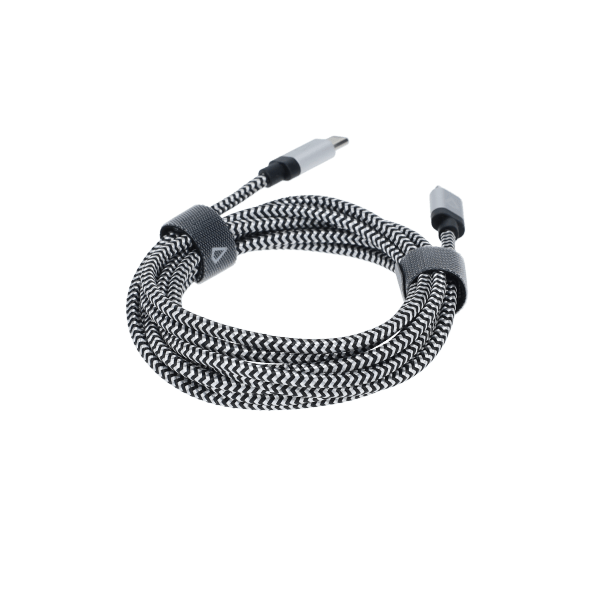 7 Ft. Braided Cable (USB-C to Lightning Cable)