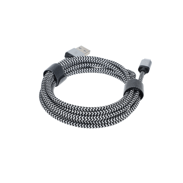7 Ft. Braided Cable (USB-A to Lightning Cable)