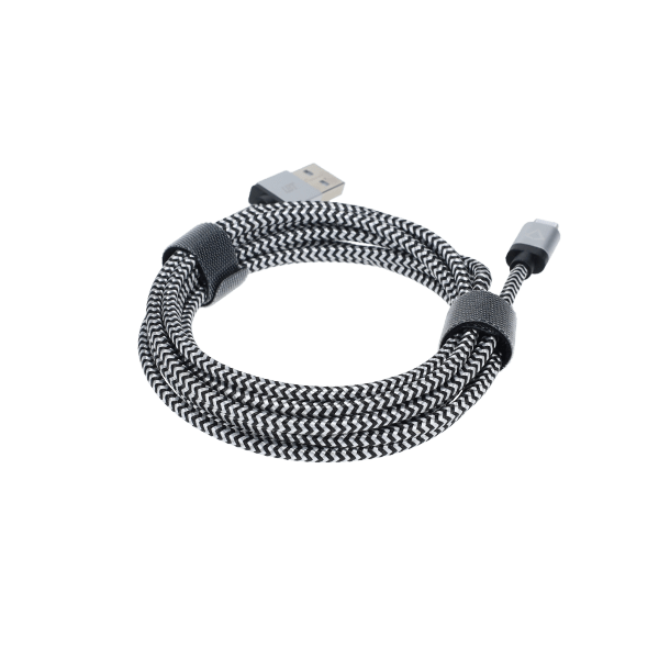 7 Ft. Braided Cable (USB-A to Lightning Cable)
