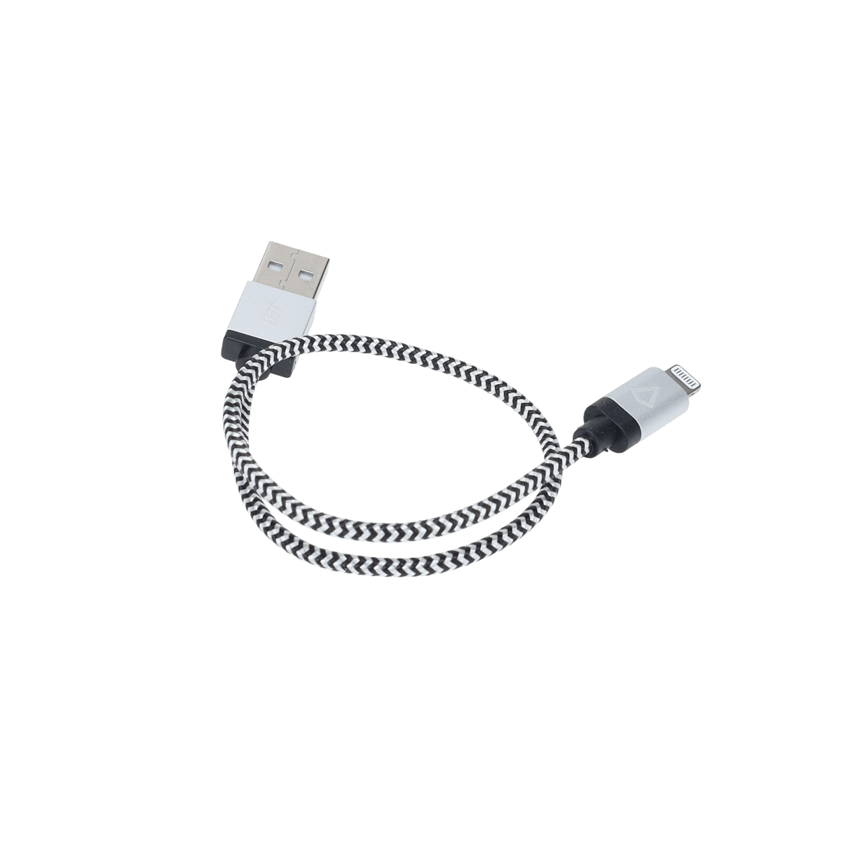 1 ft Braided Cable (USB-A to Lightning Cable)