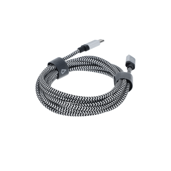 7 Ft. Braided Cable (USB-C to Lightning Cable)