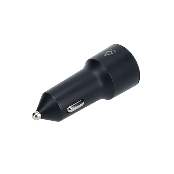 20W Dual Port Car Charger with 4ft Cable (USB-C to C)