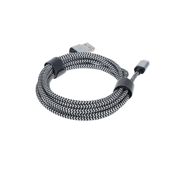 7 Ft. Braided Cable (USB-A to Lightning Cable)