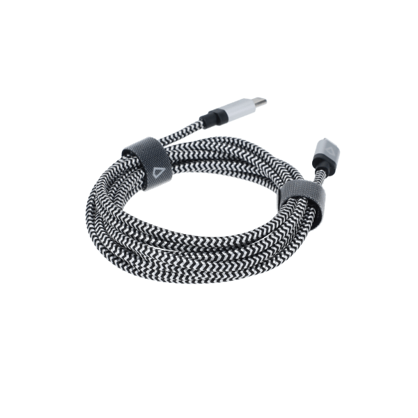 7 Ft. Braided Cable (USB-C to Lightning Cable)