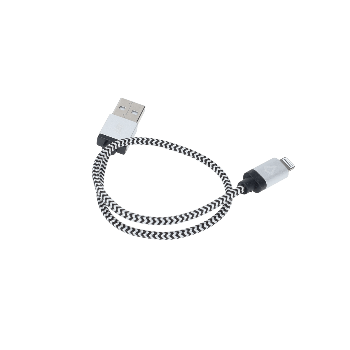 1 ft Braided Cable (USB-A to Lightning Cable)