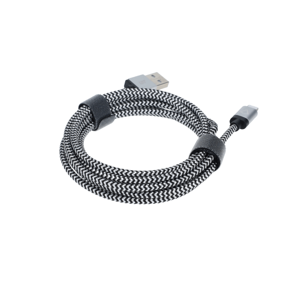 7 Ft. Braided Cable (USB-A to Lightning Cable)