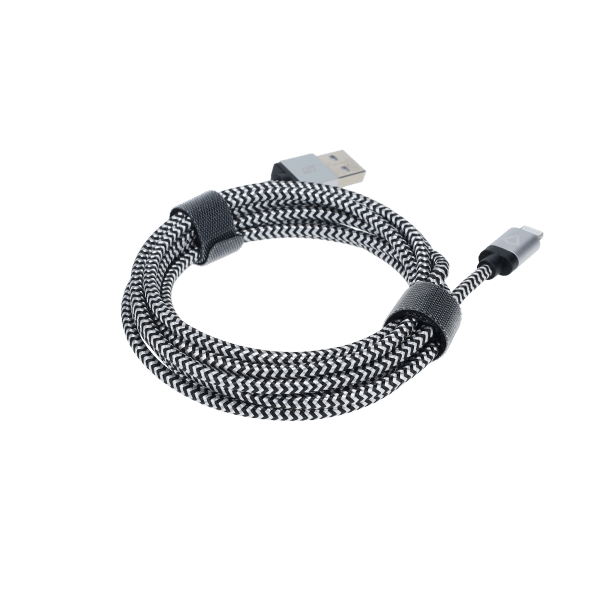 7 Ft. Braided Cable (USB-A to Lightning Cable)