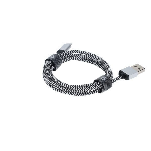 4 Ft. Braided Cable (USB-A to Lightning Cable)