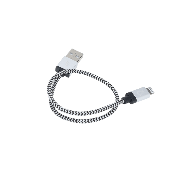 1 ft Braided Cable (USB-A to Lightning Cable)