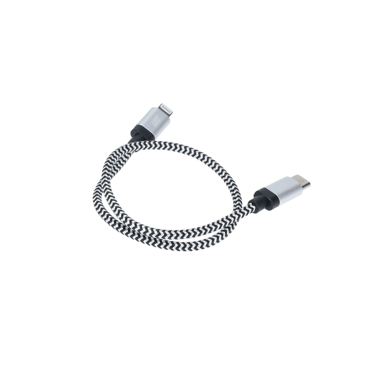 1 ft Braided Cable (USB-C to Lightning Cable)