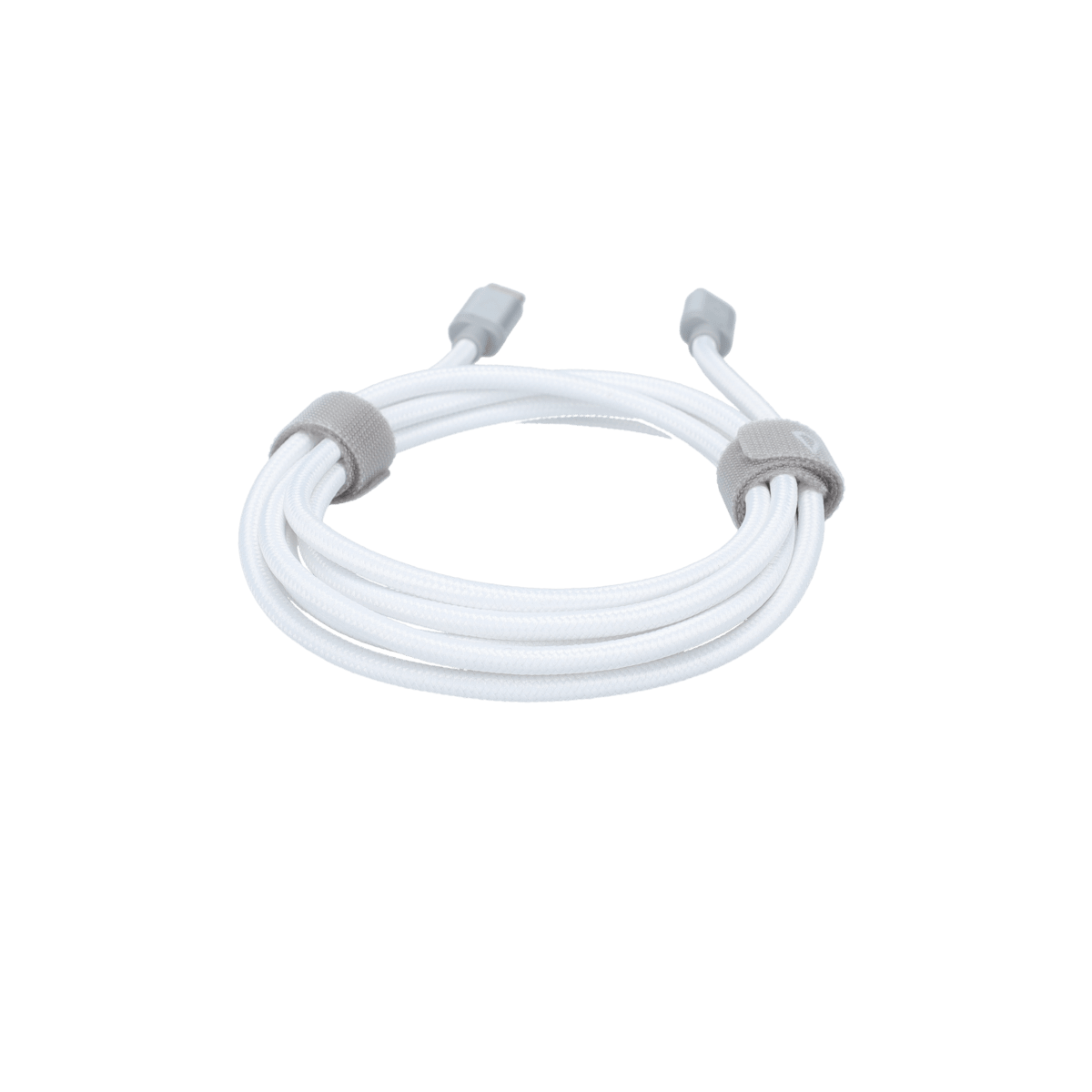 5 Ft. Braided White Cable (USB-C to USB-C)