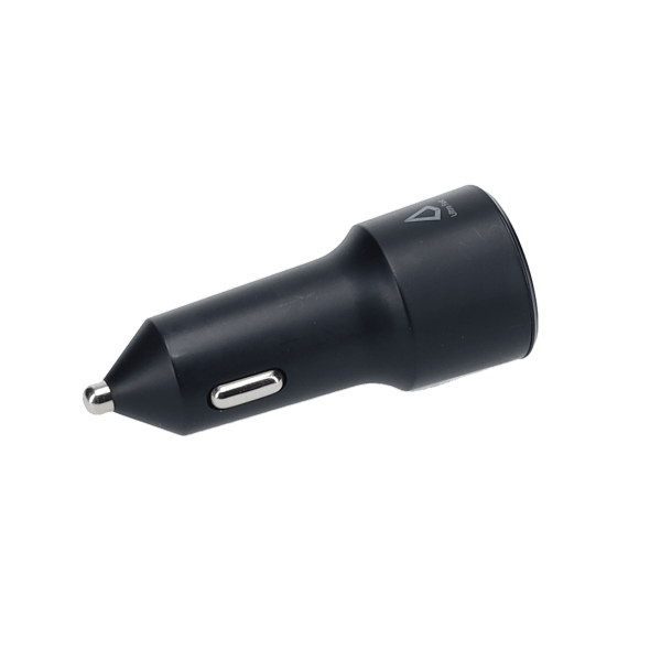 20W Dual Port Car Charger with 4ft Cable (USB-C to C)