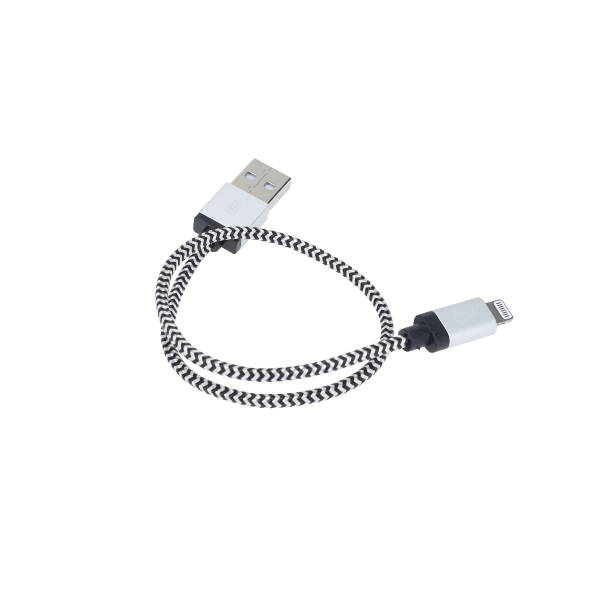 1 ft Braided Cable (USB-A to Lightning Cable)