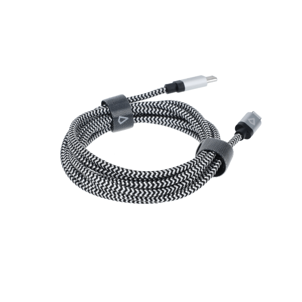 7 Ft. Braided Cable (USB-C to Lightning Cable)