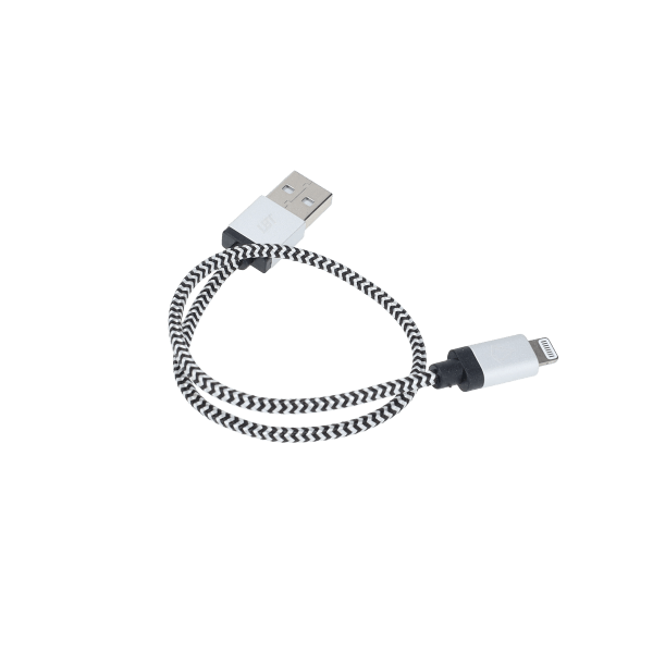 1 ft Braided Cable (USB-A to Lightning Cable)
