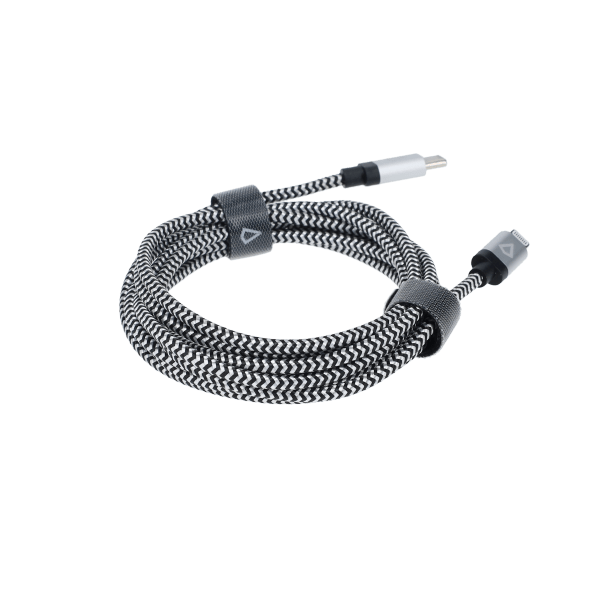7 Ft. Braided Cable (USB-C to Lightning Cable)
