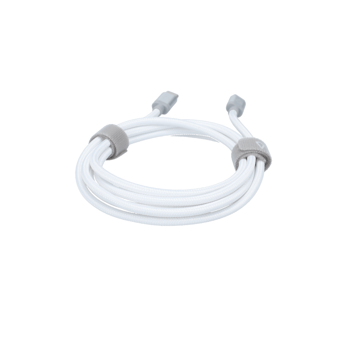 5 Ft. Braided White Cable (USB-C to USB-C)