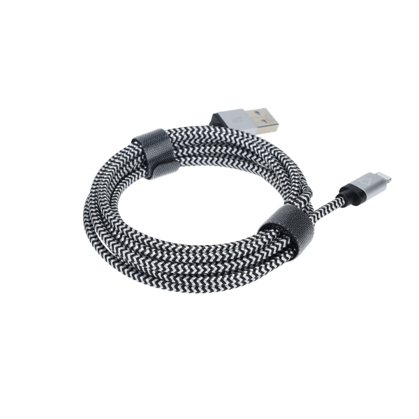 7 Ft. Braided Cable (USB-A to Lightning Cable)
