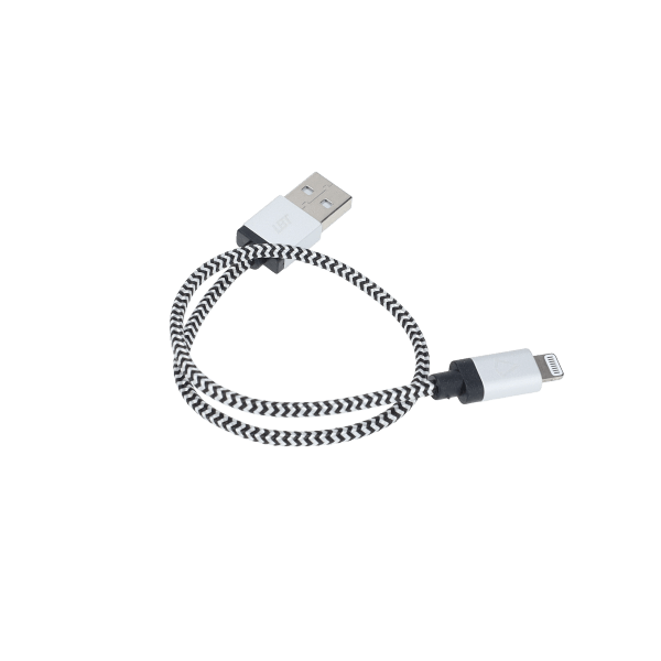 1 ft Braided Cable (USB-A to Lightning Cable)