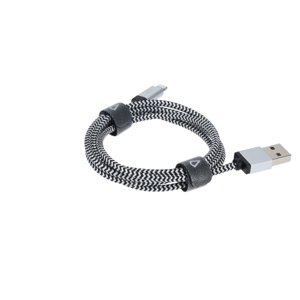 4 Ft. Braided Cable (USB-A to Lightning Cable)