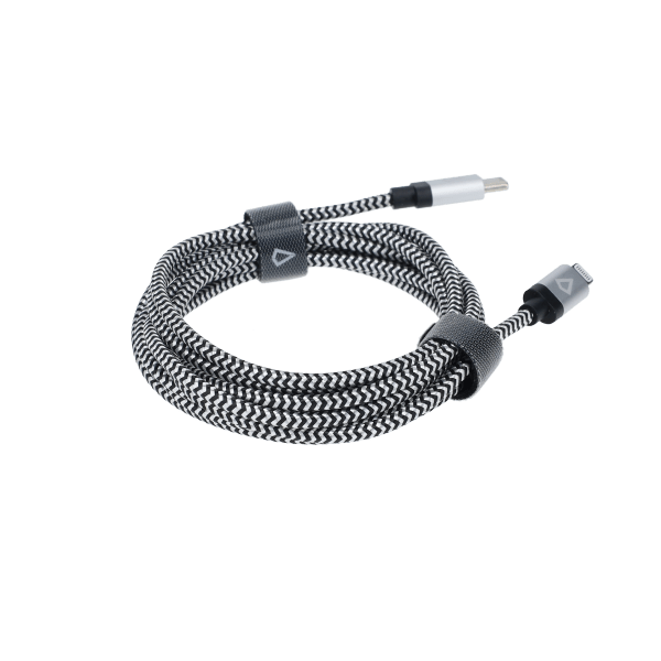 7 Ft. Braided Cable (USB-C to Lightning Cable)