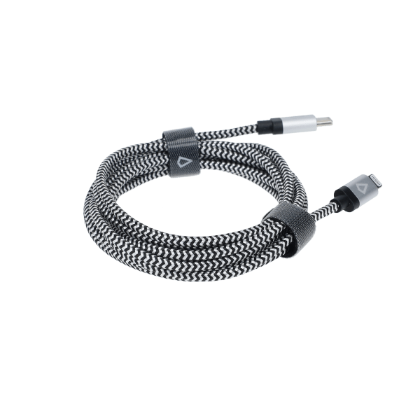 7 Ft. Braided Cable (USB-C to Lightning Cable)