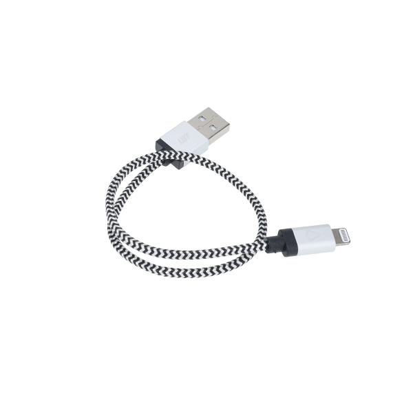 1 ft Braided Cable (USB-A to Lightning Cable)