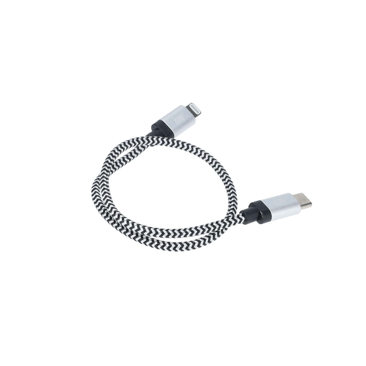1 ft Braided Cable (USB-C to Lightning Cable)