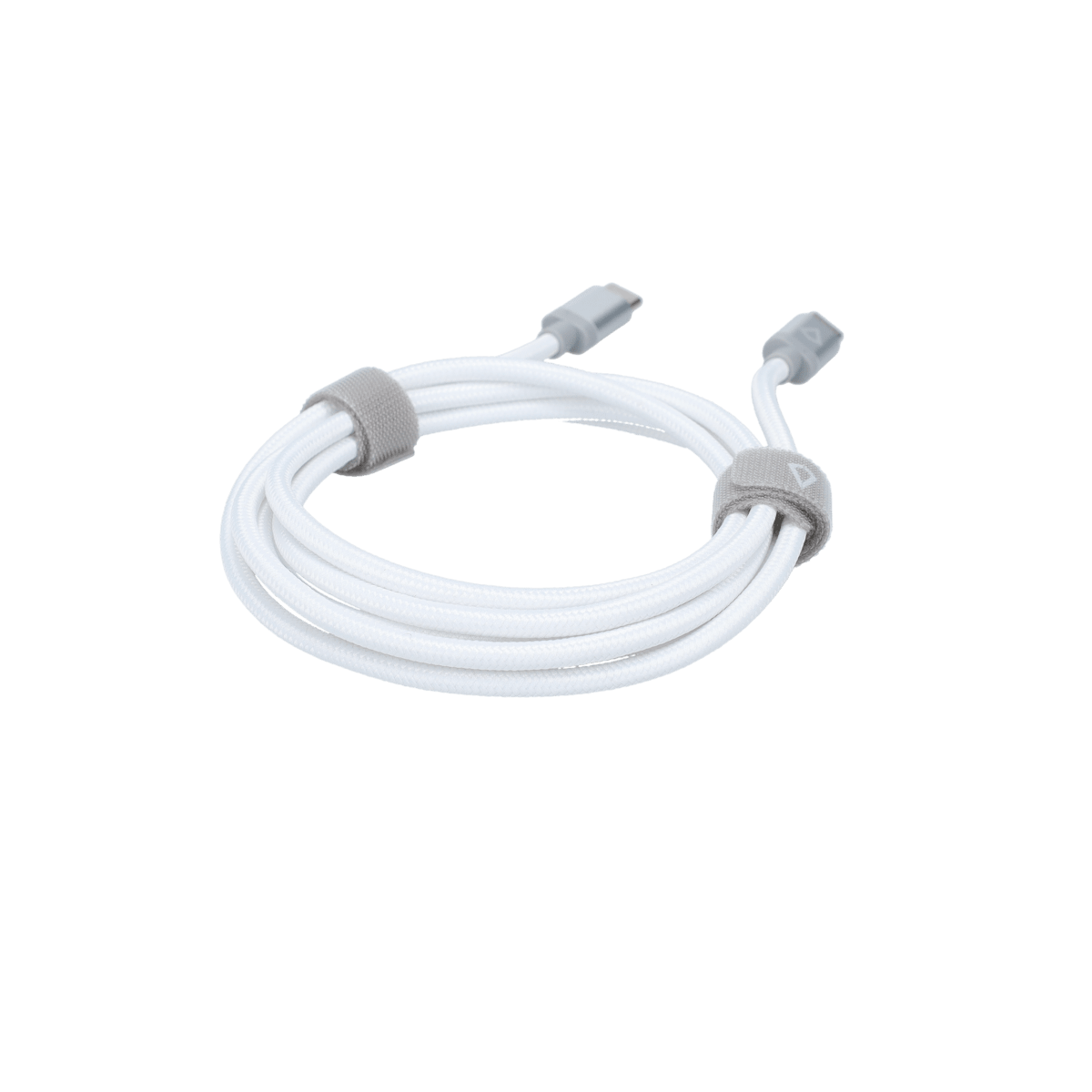 5 Ft. Braided White Cable (USB-C to USB-C)