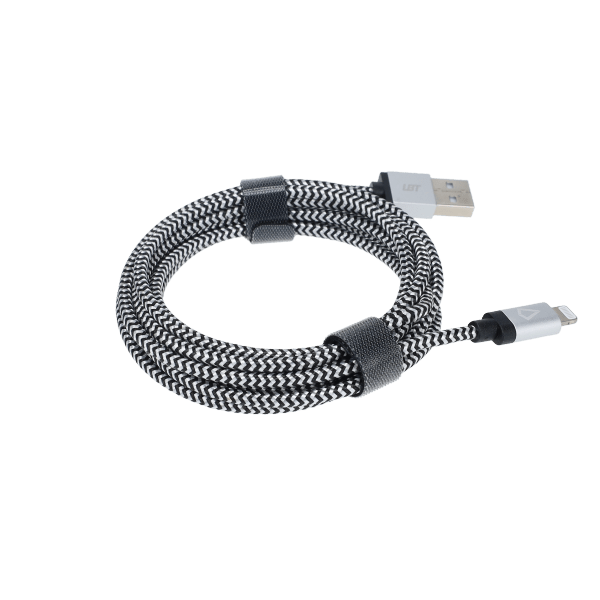 7 Ft. Braided Cable (USB-A to Lightning Cable)