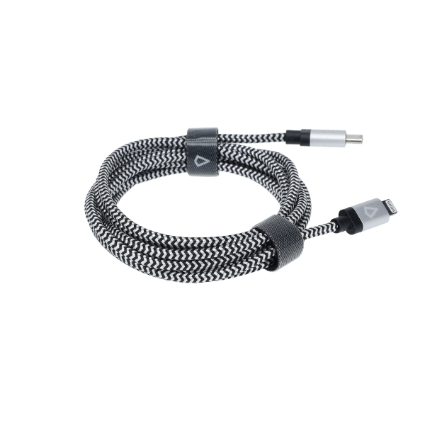 7 Ft. Braided Cable (USB-C to Lightning Cable)