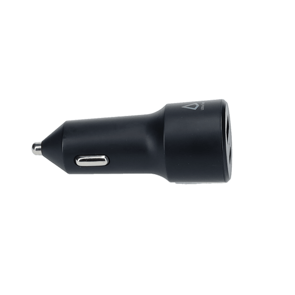 20W Dual Port Car Charger with 4ft Cable (USB-C to C)