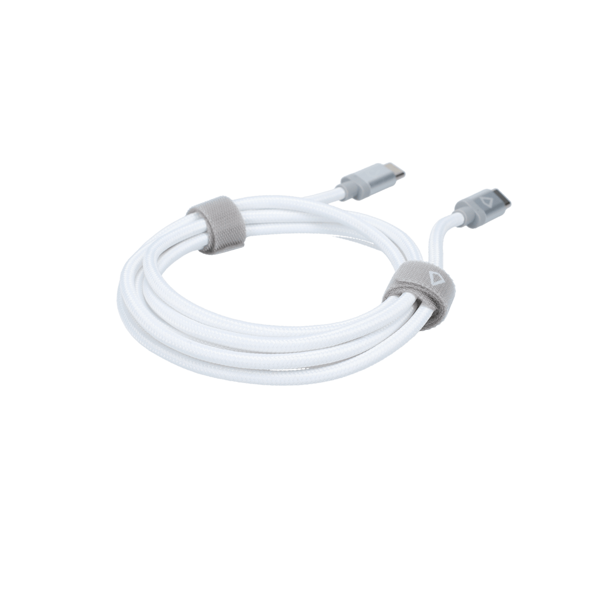 5 Ft. Braided White Cable (USB-C to USB-C)