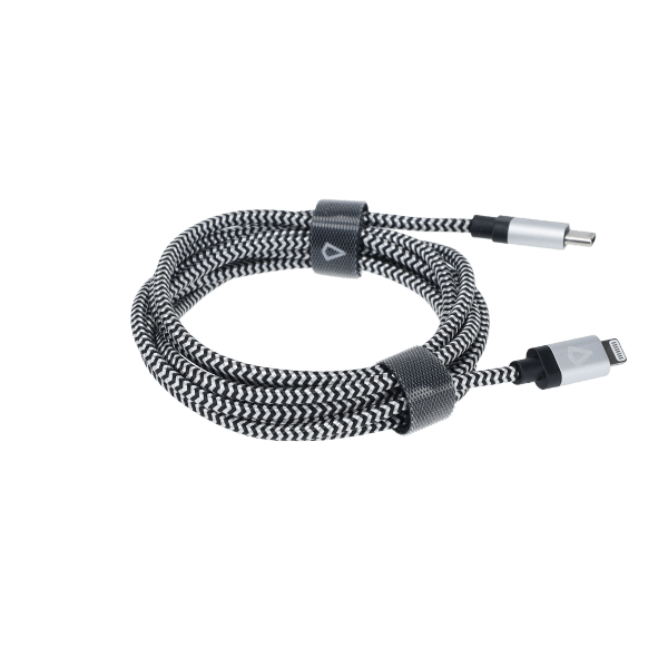7 Ft. Braided Cable (USB-C to Lightning Cable)