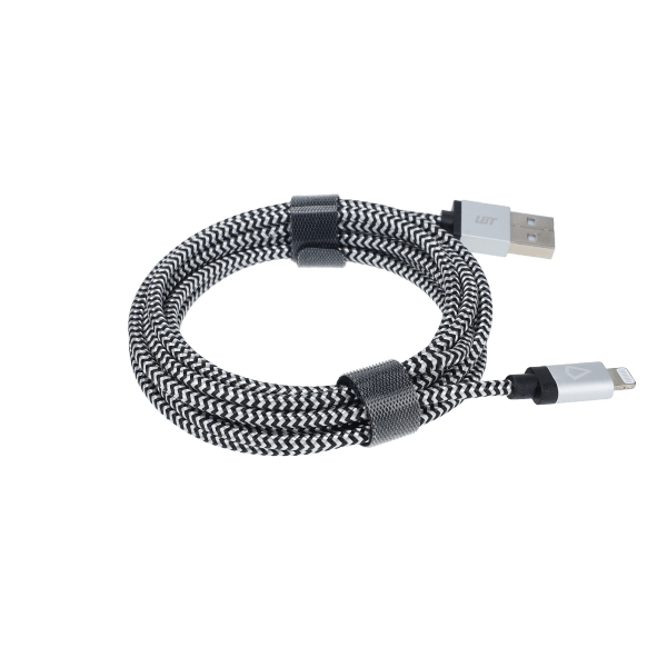 7 Ft. Braided Cable (USB-A to Lightning Cable)