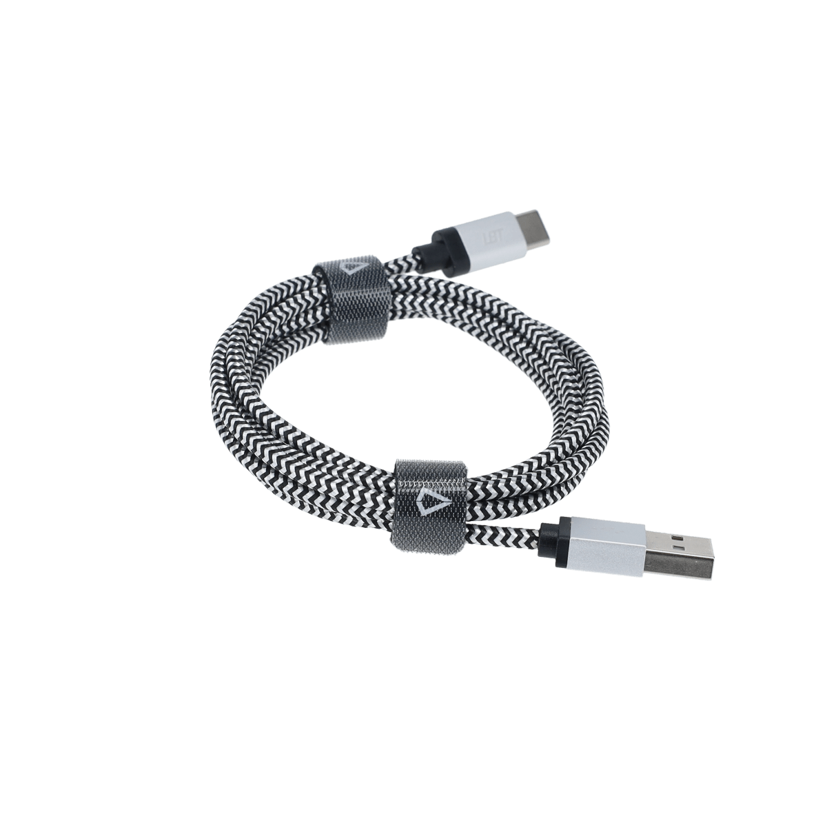 4 Ft. Braided Cable (USB-A to USB-C Cable)